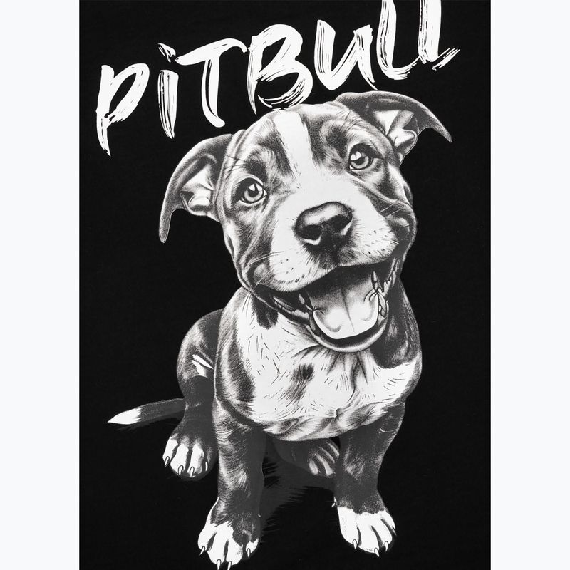 Pitbull Puppy 2 дамска тениска черна 8