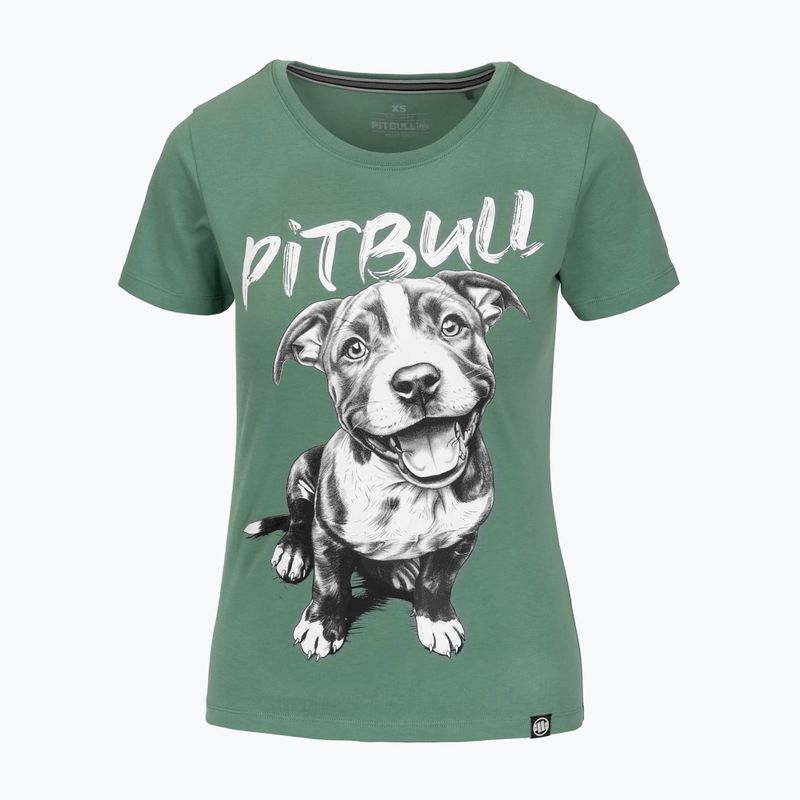 Pitbull Puppy 2 дамска тениска мента 4