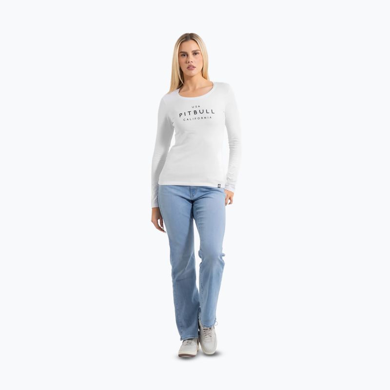 Pitbull Usa Cal Slim Fit Longsleeve white за жени 2