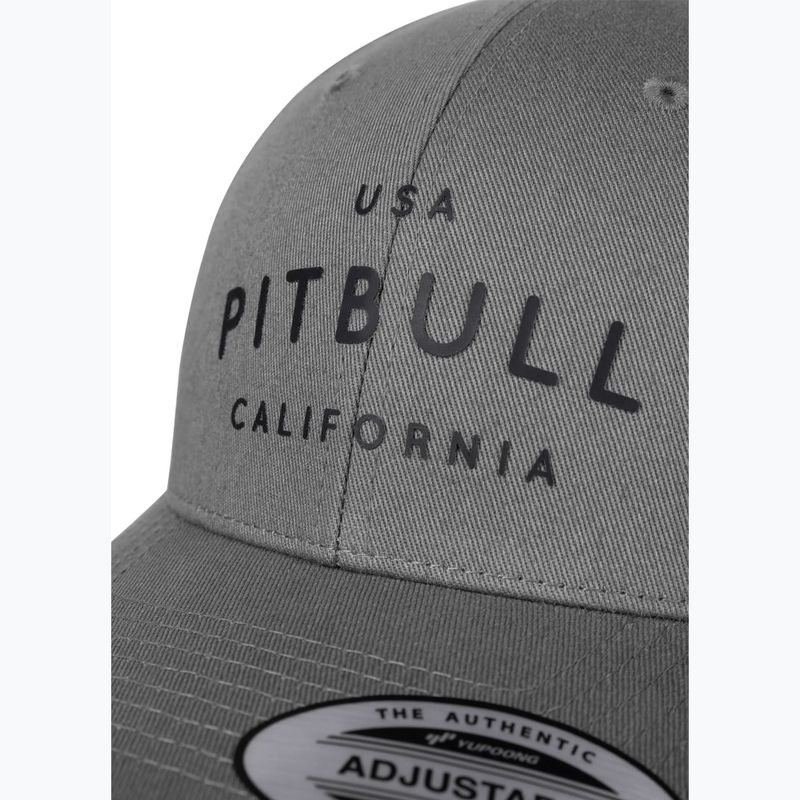Pitbull Snapback ,,USA CAL" Класическа нископрофилна графитена бейзболна шапка 3