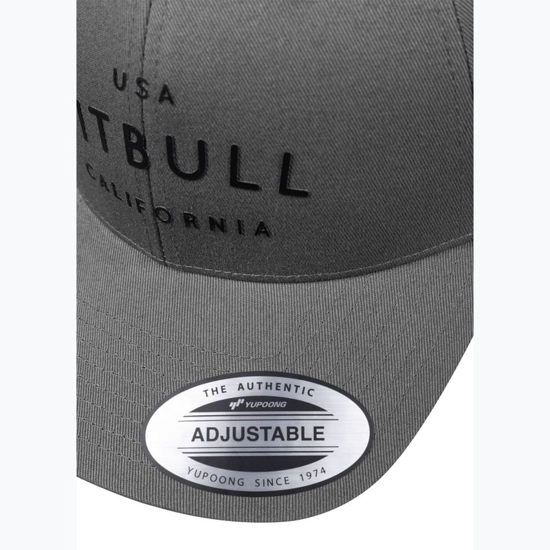Pitbull Snapback ,,USA CAL" Класическа нископрофилна графитена бейзболна шапка 4