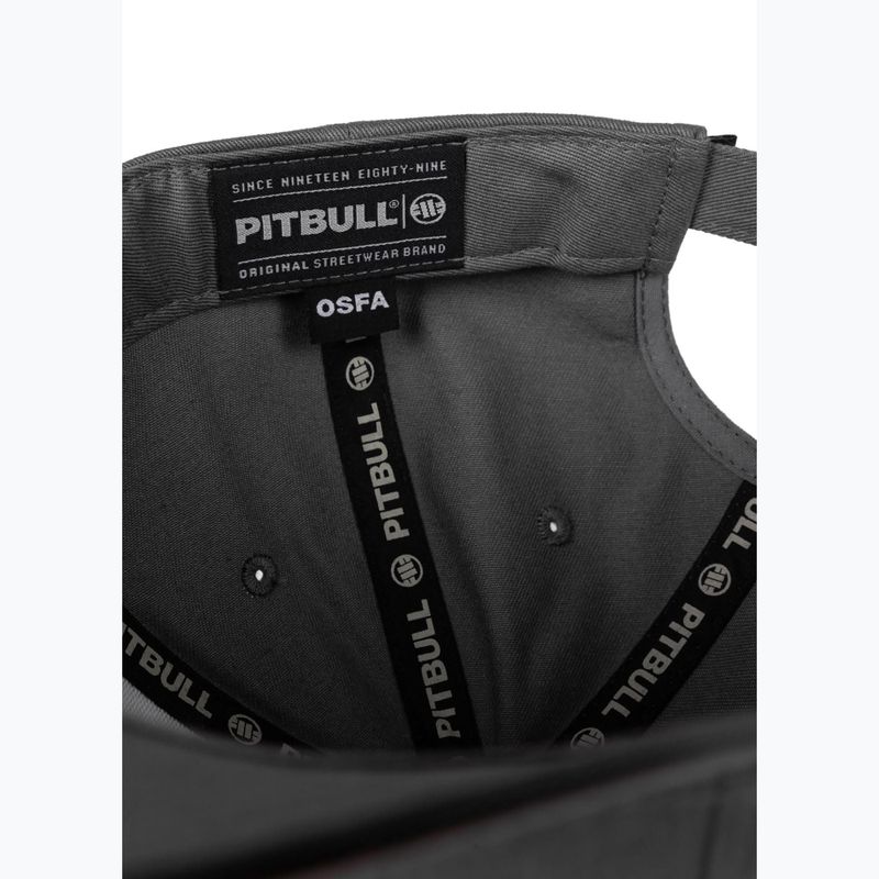 Pitbull Snapback ,,USA CAL" Класическа нископрофилна графитена бейзболна шапка 6