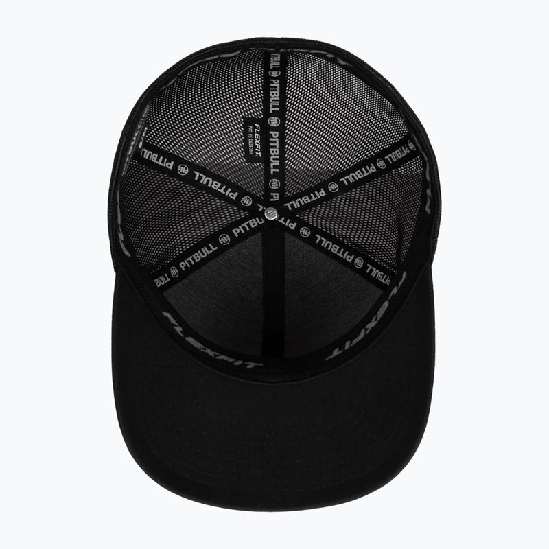 Pitbull Mesh Пълна шапка Лого Iridescent Flexfit black 3