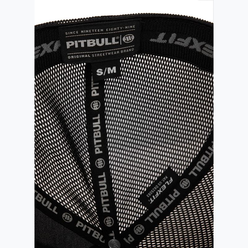 Pitbull Mesh Пълна шапка Лого Iridescent Flexfit black 7