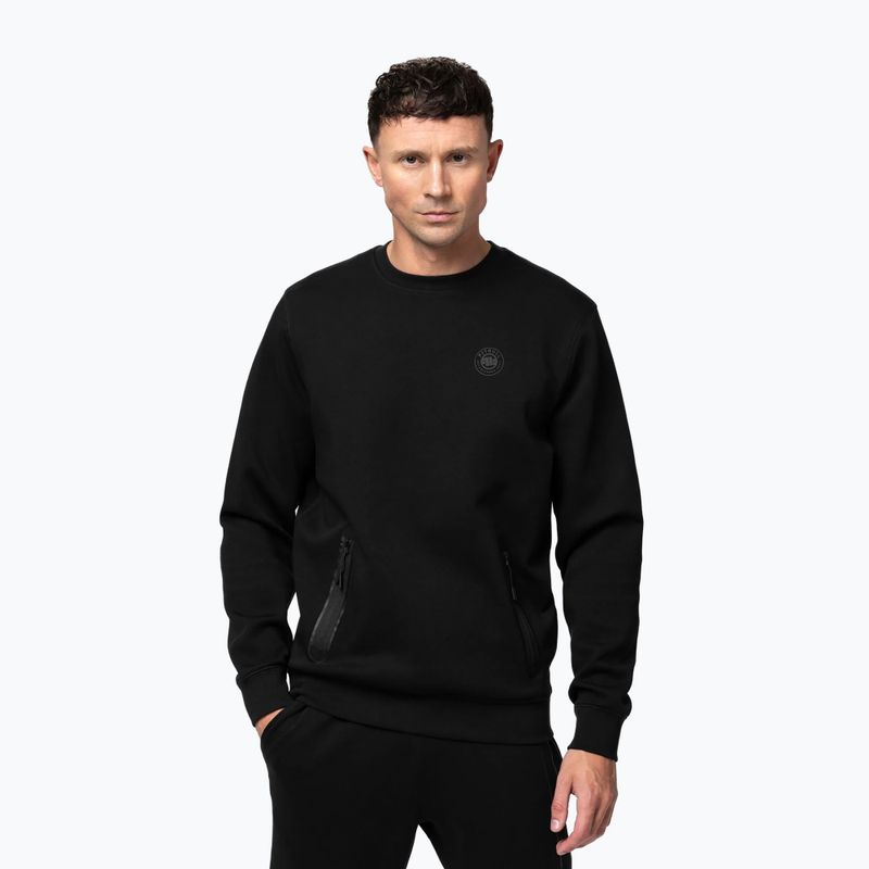 Мъжки потник Pitbull Dogwood Crewneck Sweatshirt black