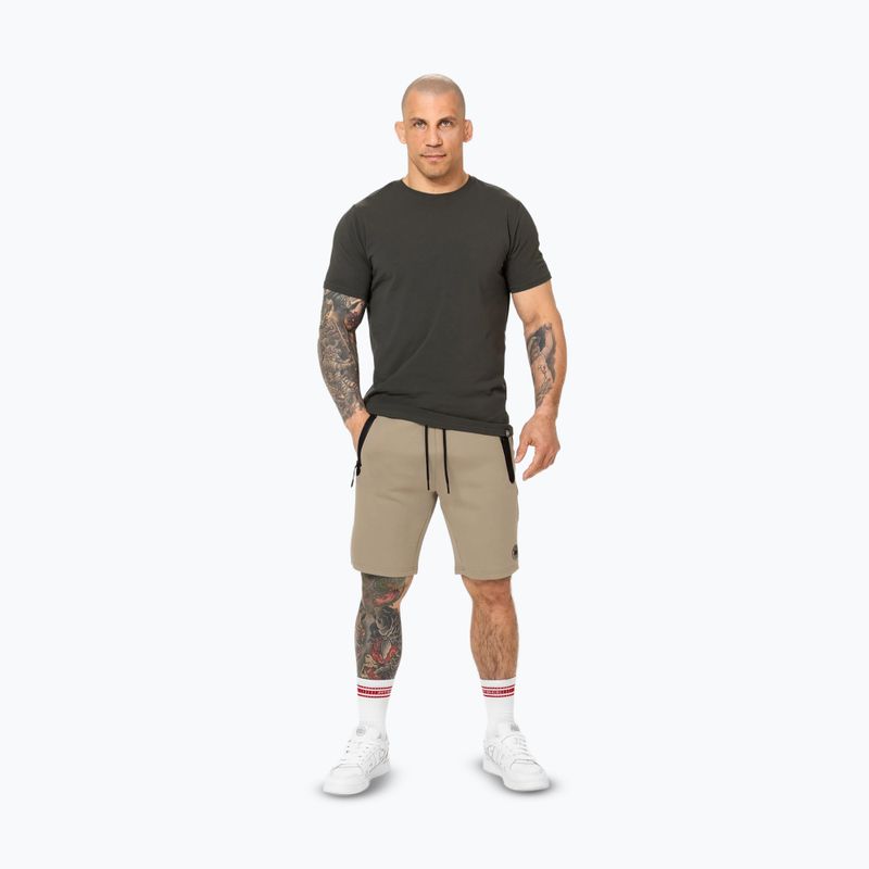 Pitbull Dogwood Sport тъмно пясъчни мъжки шорти 2