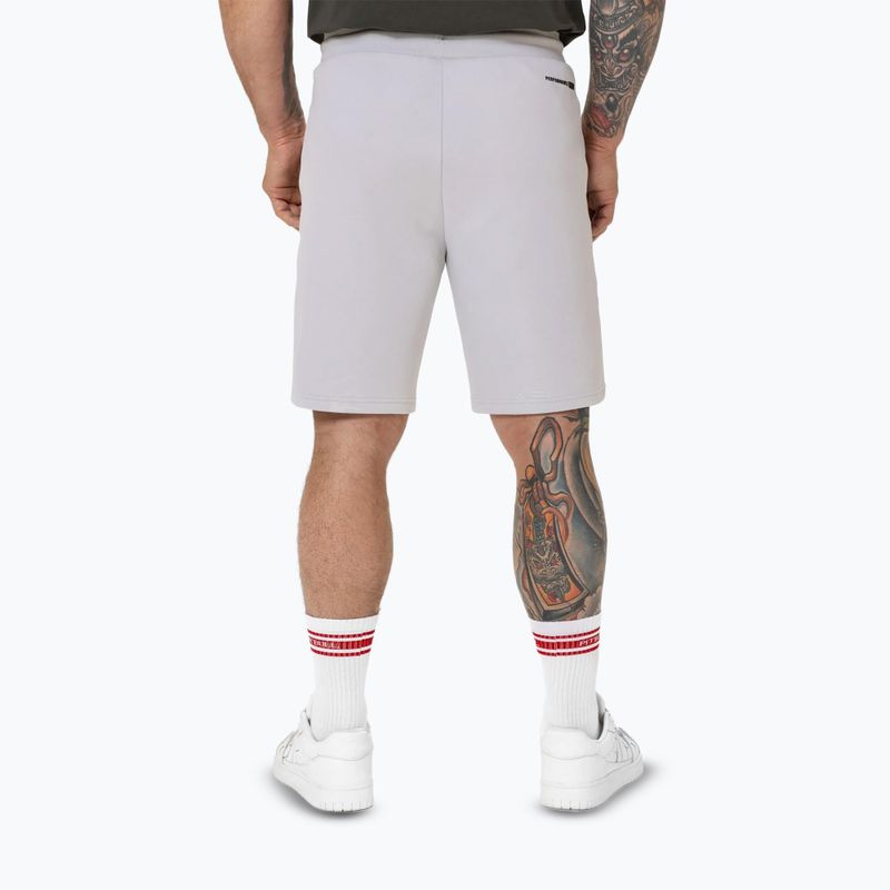 Pitbull Dogwood Sport мъжки къси панталони бяло/синьо 4