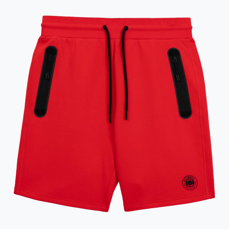 Pitbull Dogwood Sport флуоресцентни/червени мъжки шорти