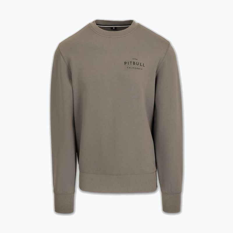Мъжки суитшърт Pitbull Sampson Crewneck taupe 4