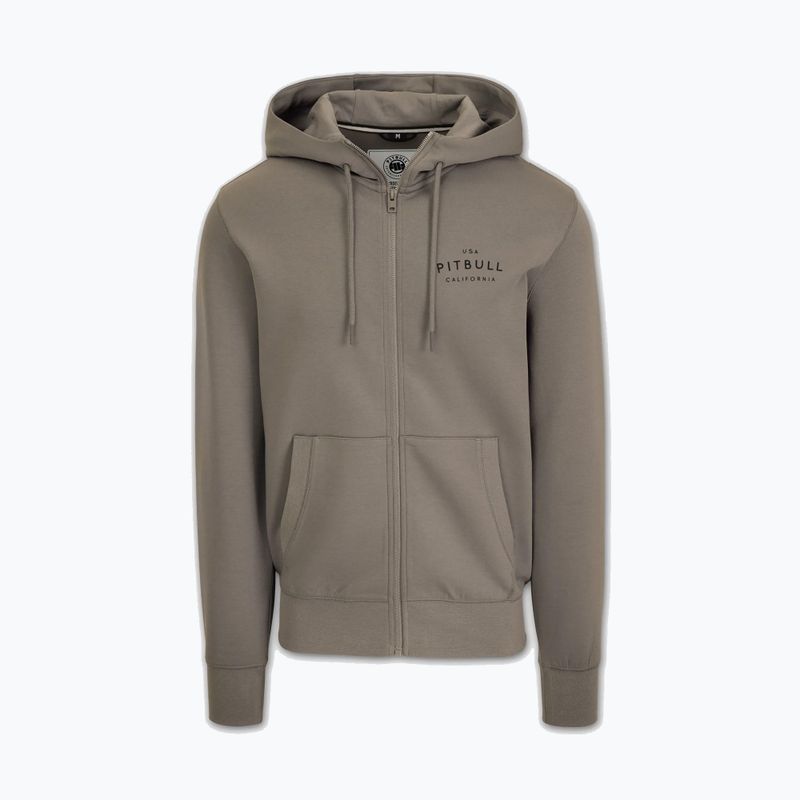 Мъжки суитшърт Pitbull Sampson Hooded Zip Sweatshirt taupe 7