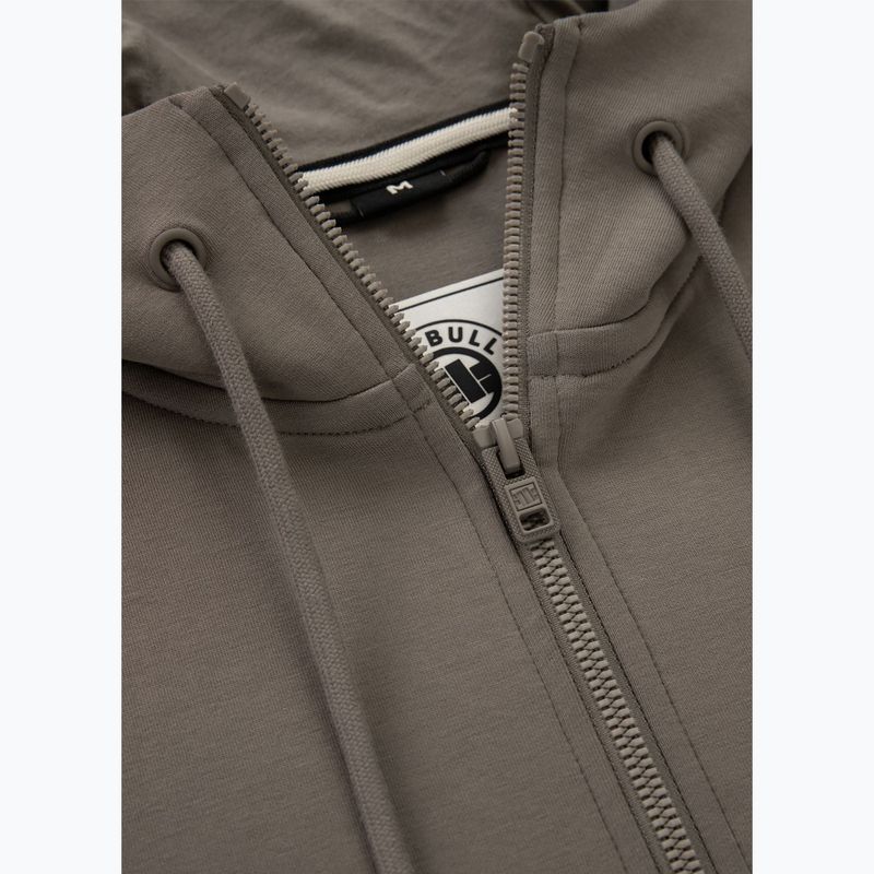 Мъжки суитшърт Pitbull Sampson Hooded Zip Sweatshirt taupe 9