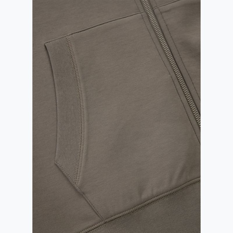 Мъжки суитшърт Pitbull Sampson Hooded Zip Sweatshirt taupe 12