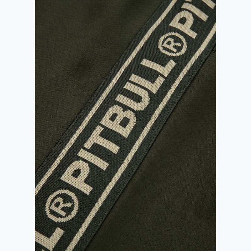 Мъжки спортни панталони Pitbull Tape Logo Terry Group old green 7
