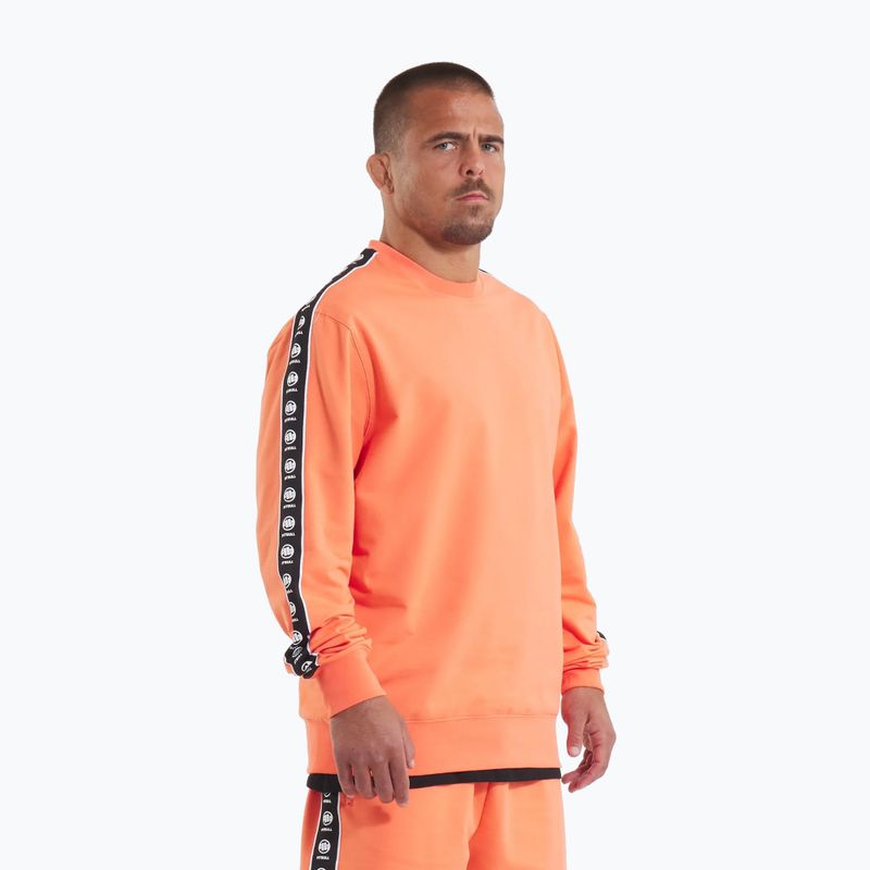 Мъжки суитшърт Pitbull Tape Nugget Crewneck Bright Salmon