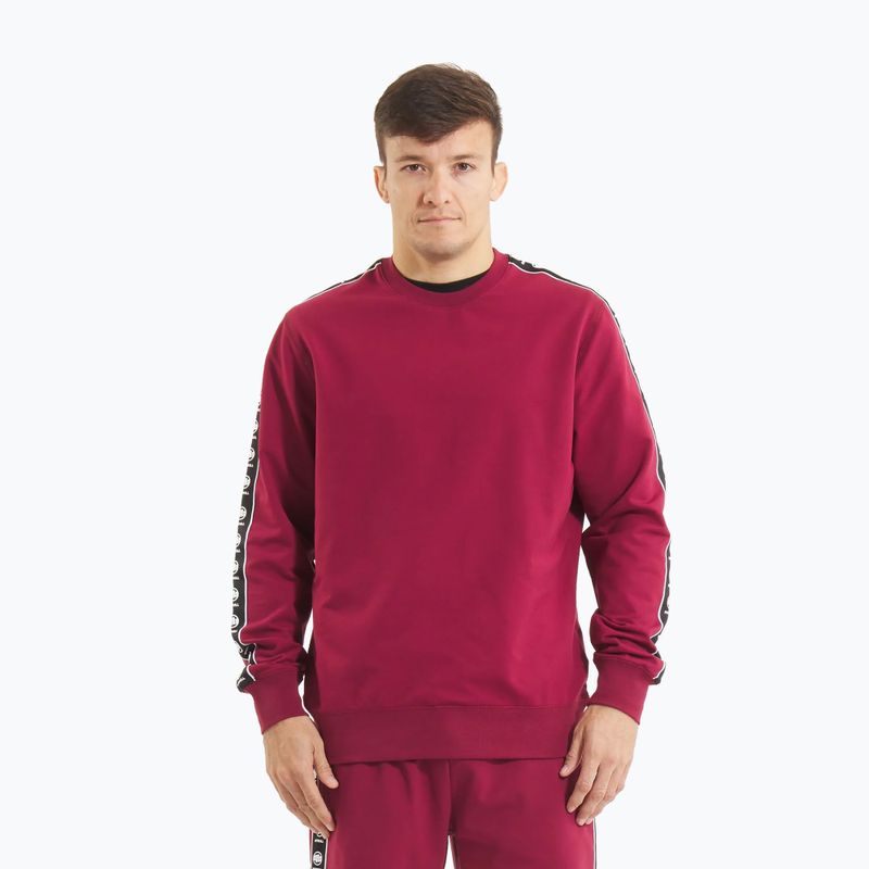 Мъжки суитшърт Pitbull Tape Nugget Crewneck burgundy
