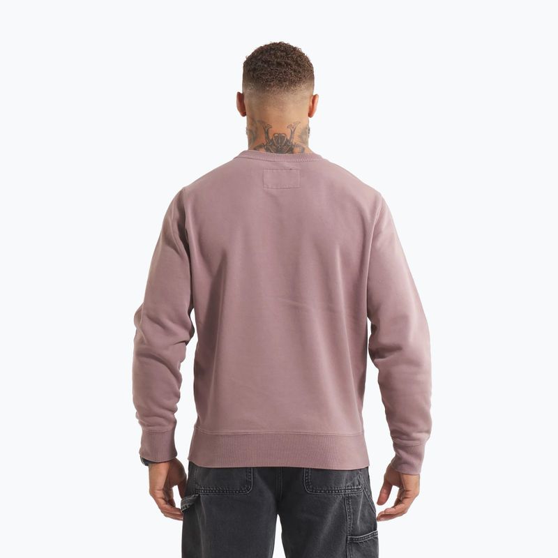 Мъжки суитшърт Pitbull Lancaster 2 Crewneck, измит в бордо 3