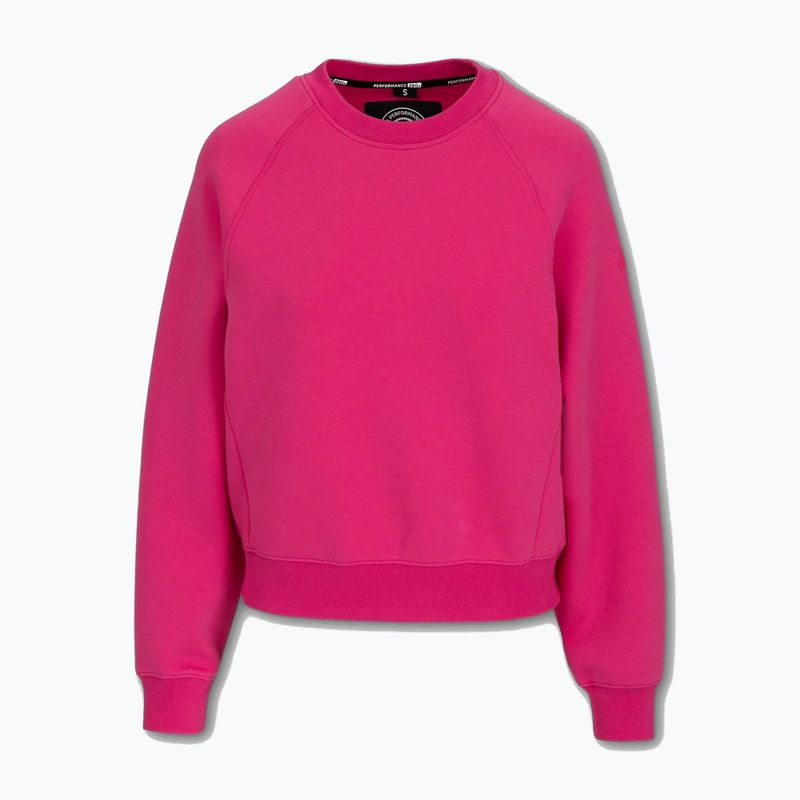 Дамски суитшърт Pitbull Discovery Crewneck малиново червено 4