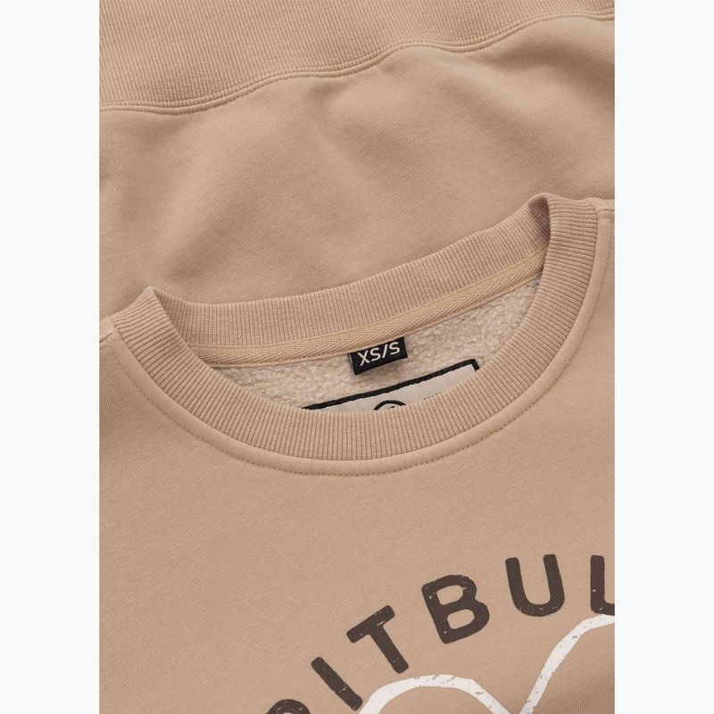 Дамски потник Pitbull Manzanita Heart Crewneck Sweatshirt sand 6