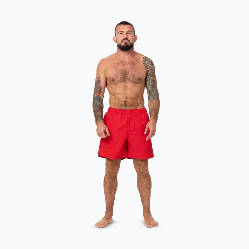 Мъжки бански шорти Pitbull Crownhill red 2