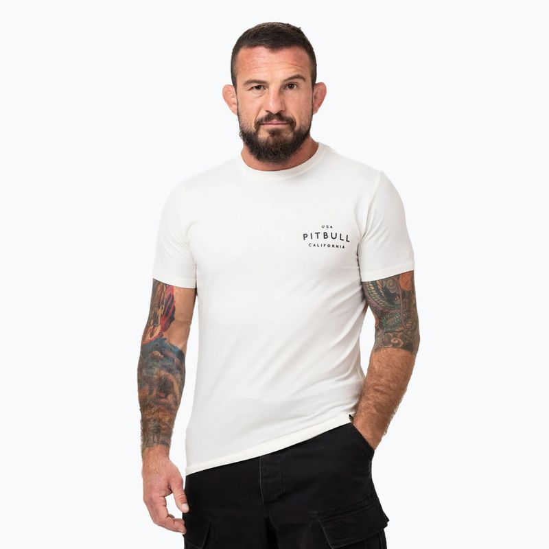 Мъжка тениска Pitbull USA CAL off white