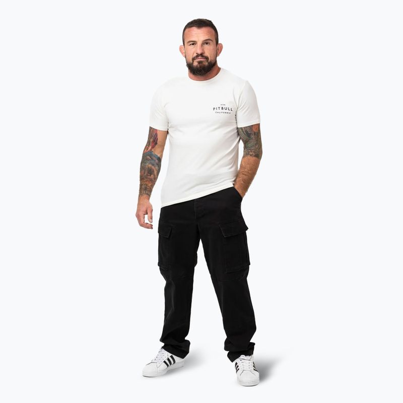 Мъжка тениска Pitbull USA CAL off white 2