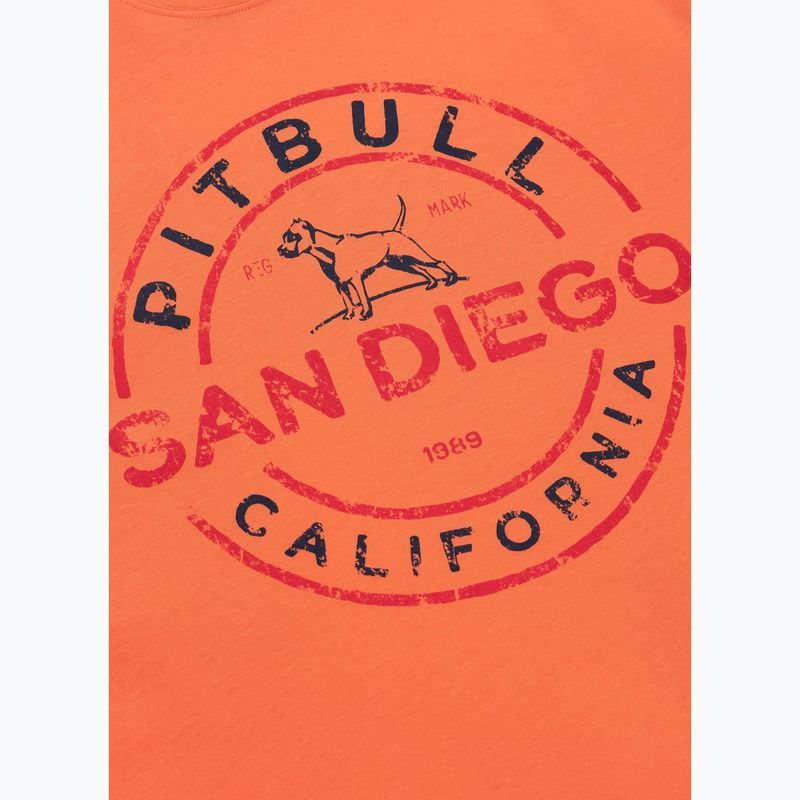 Мъжка тениска Pitbull San Diego Ins. флуорово оранжева 7