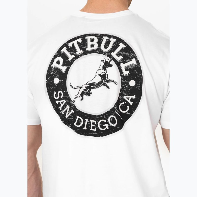 Pitbull San Diego CA мъжка тениска черно/бяло 4