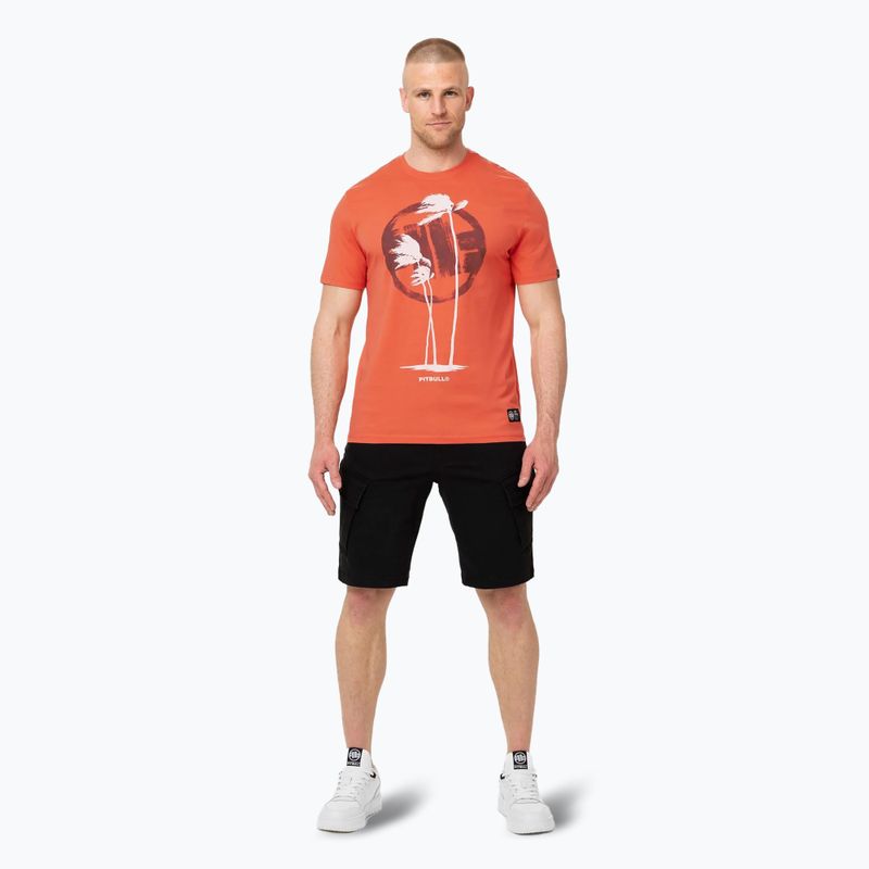 Мъжка тениска Pitbull Palms bright salmon 2