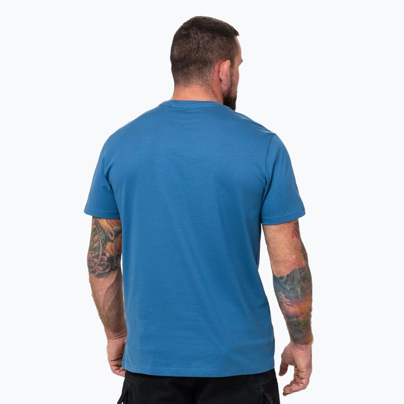 Мъжка тениска Pitbull Logo Palms shade blue 3