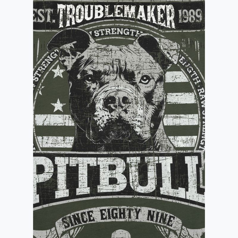 Pitbull Troublemarker мъжка тениска старо зелено 5