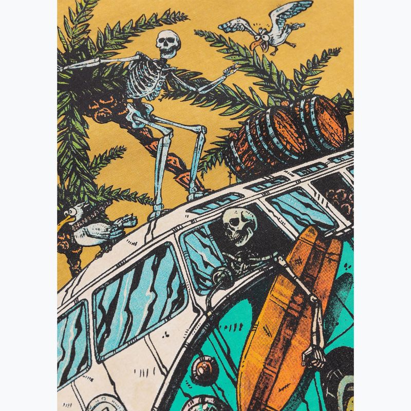 Мъжка тениска Pitbull Open Beach, прана, жълта 8