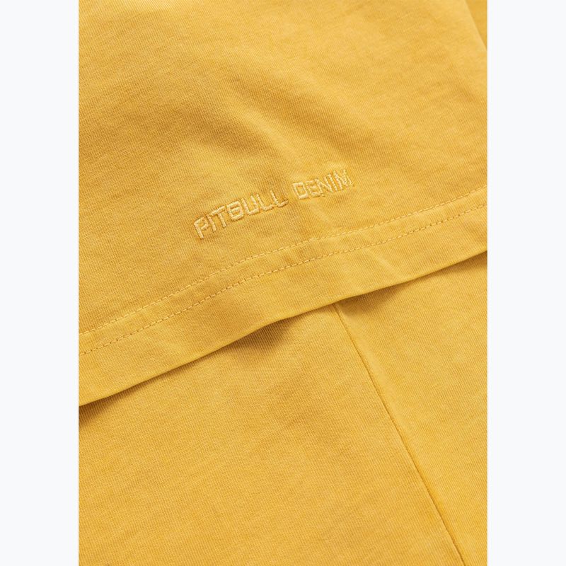 Мъжка тениска Pitbull Open Beach, прана, жълта 9