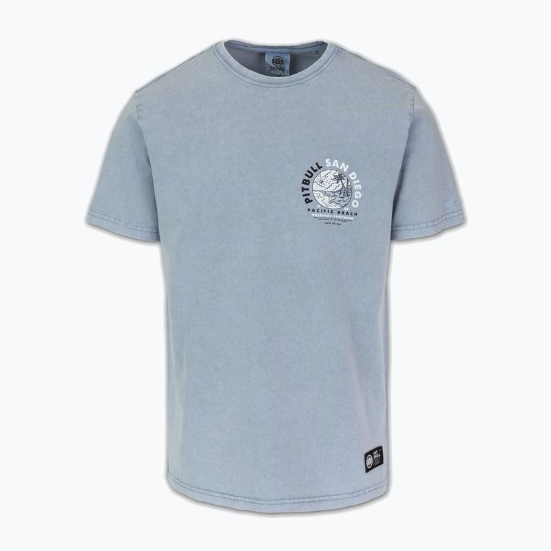 Мъжка тениска Pitbull Planet Surf, прана, синя 5