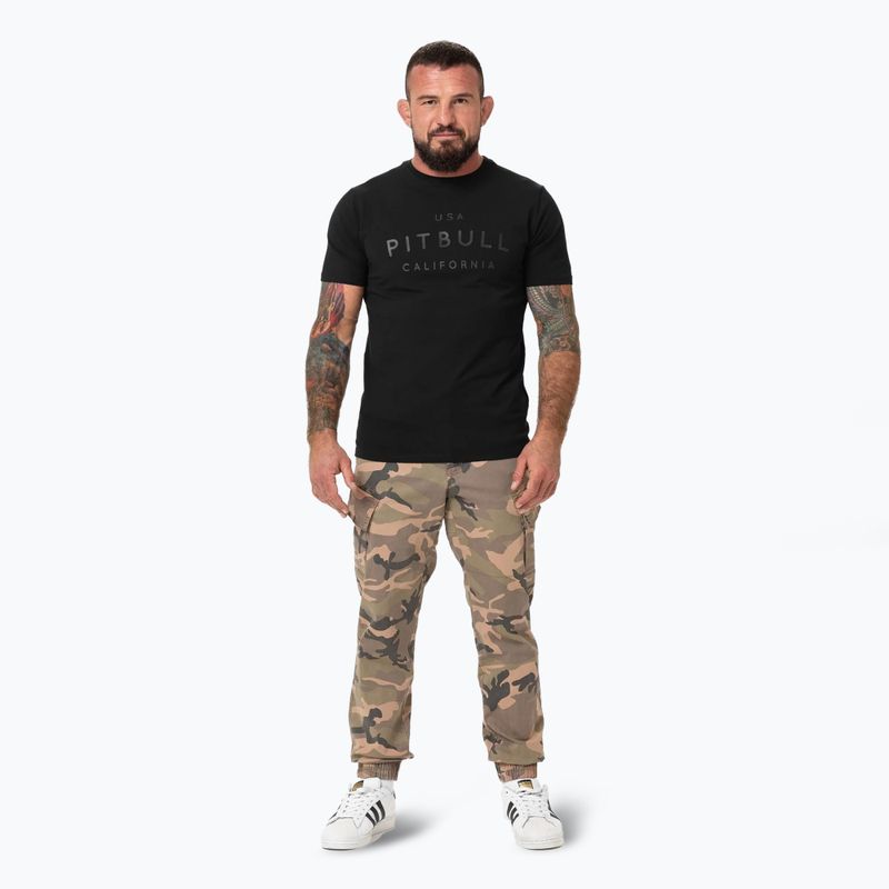 Мъжка тениска Pitbull USA CAL black 2