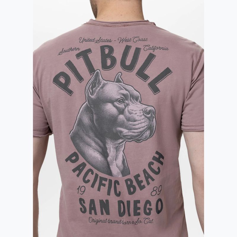 Pitbull мъжка тениска Pacific dusty burgundy 3