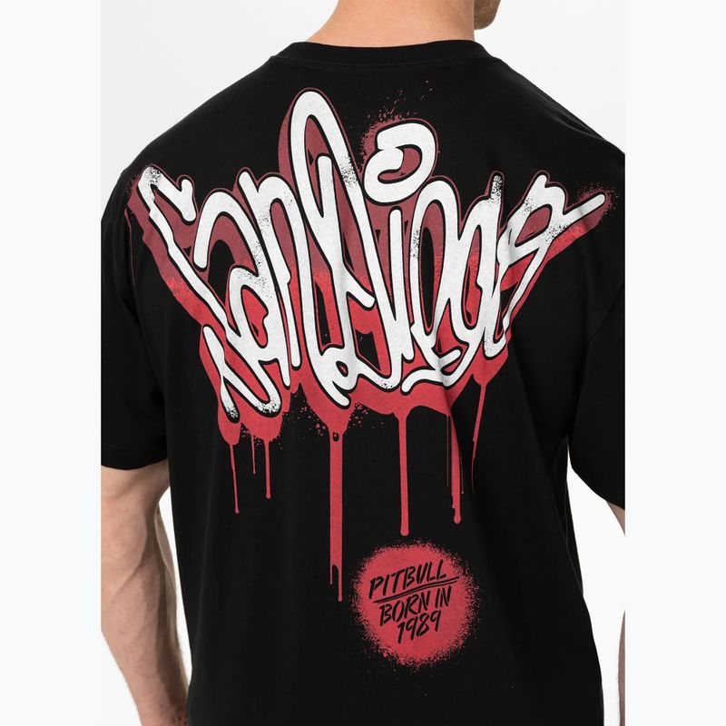Мъжка тениска Pitbull Graffiti black 4