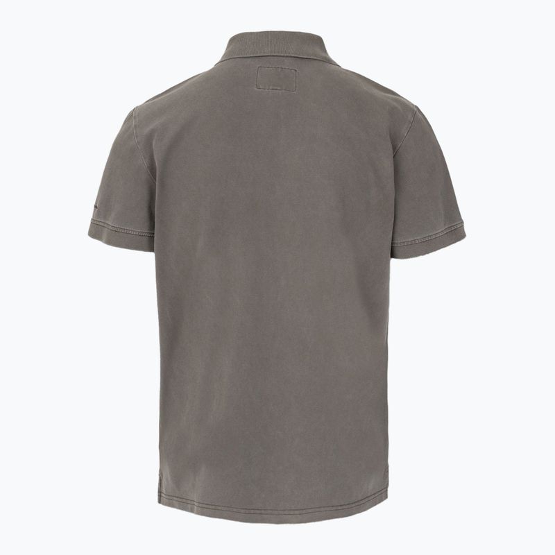 Мъжка поличка Pitbull Washed Polo Shirt тъмнокафява 2