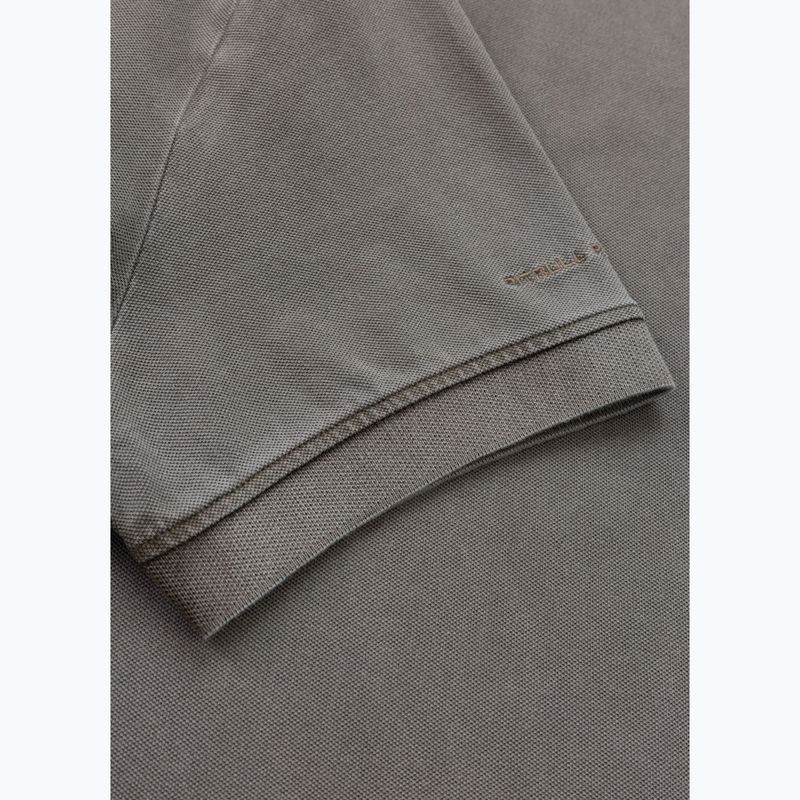 Мъжка поличка Pitbull Washed Polo Shirt тъмнокафява 5
