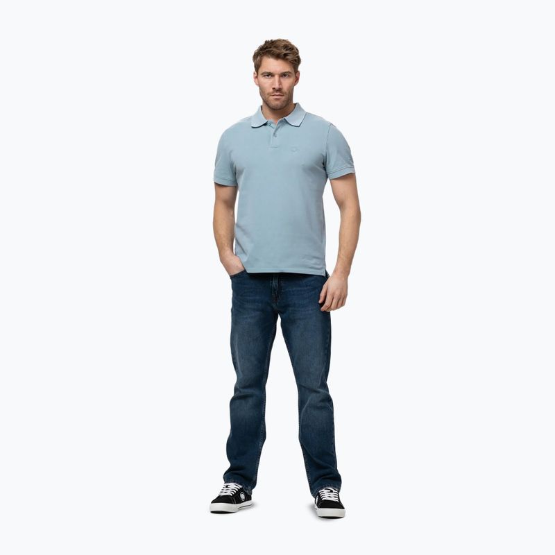 Мъжка поличка Pitbull Washed Polo Shirt washed blue 2