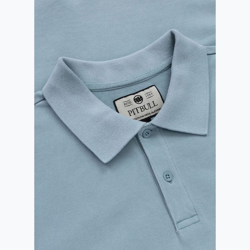 Мъжка поличка Pitbull Washed Polo Shirt washed blue 3