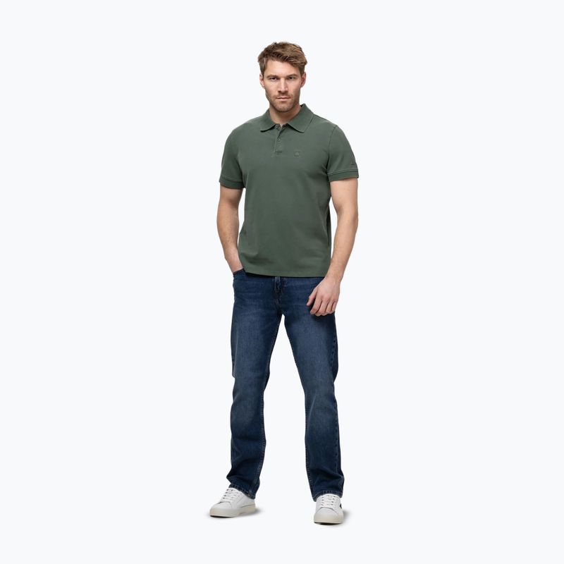Мъжка поличка Pitbull Washed Polo Shirt sage green 2