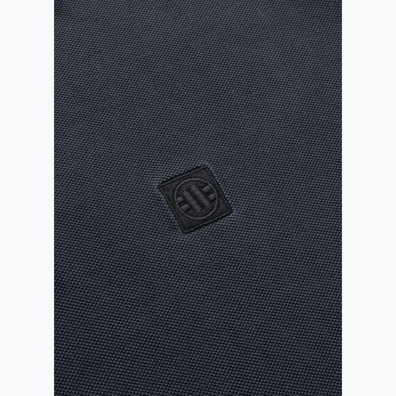 Мъжка поличка Pitbull Washed Polo Shirt dark graphite 4