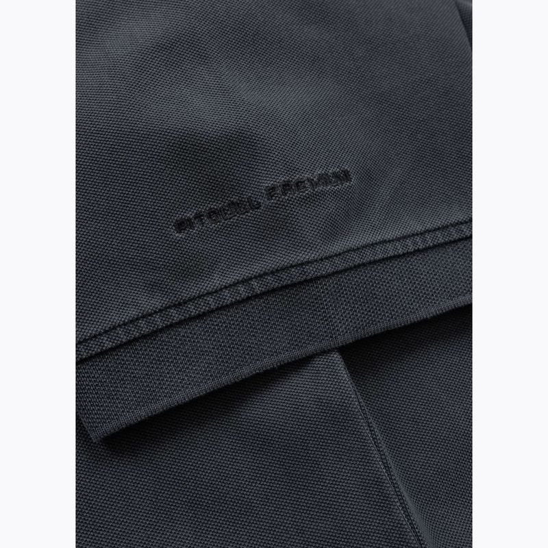 Мъжка поличка Pitbull Washed Polo Shirt dark graphite 6