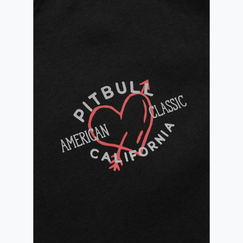 Pitbull Heart дамска тениска черна 7