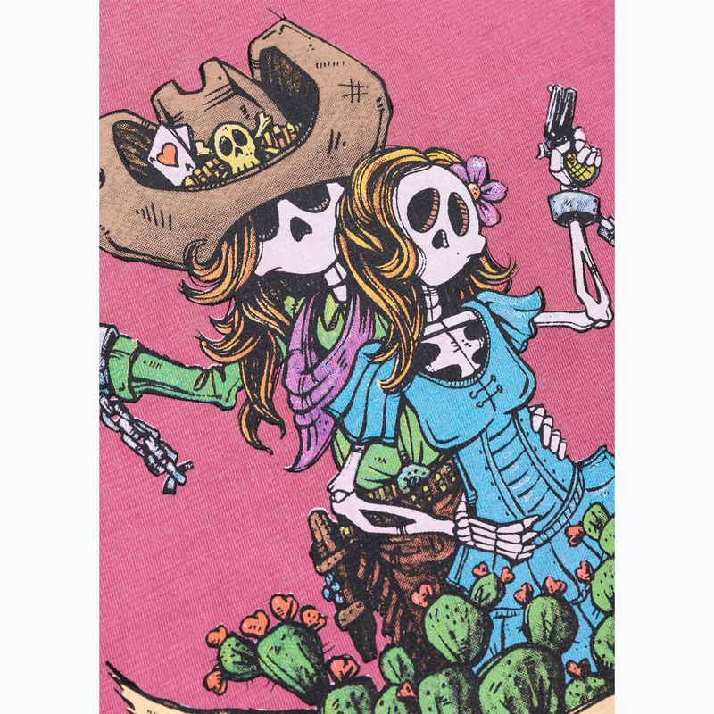 Мъжка тениска Pitbull Doubletrouble с изпиране в розово 5