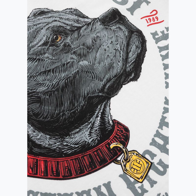 Pitbull Strength & Respect мъжка тениска бяла 5