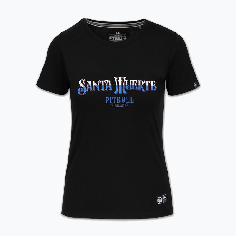 Pitbull дамска тениска Santa Muerte Blue black 4