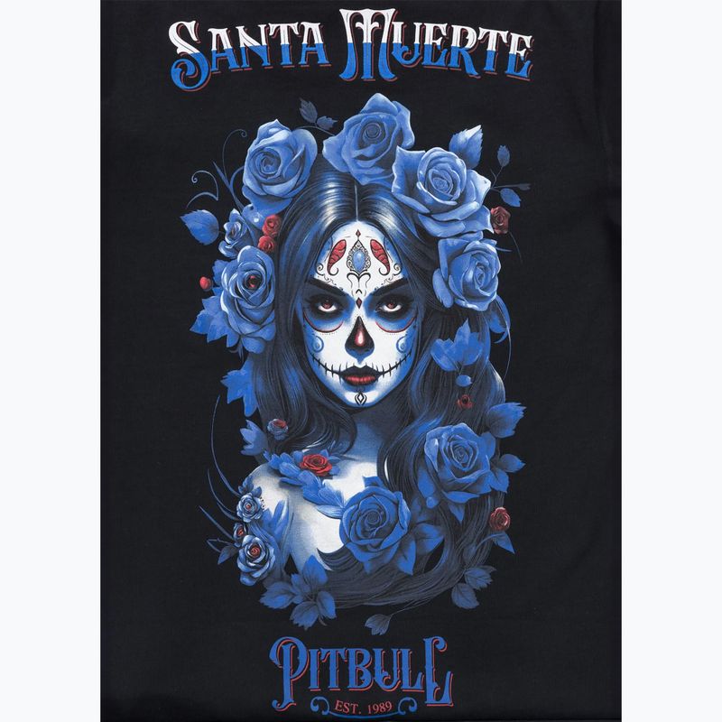 Pitbull дамска тениска Santa Muerte Blue black 8