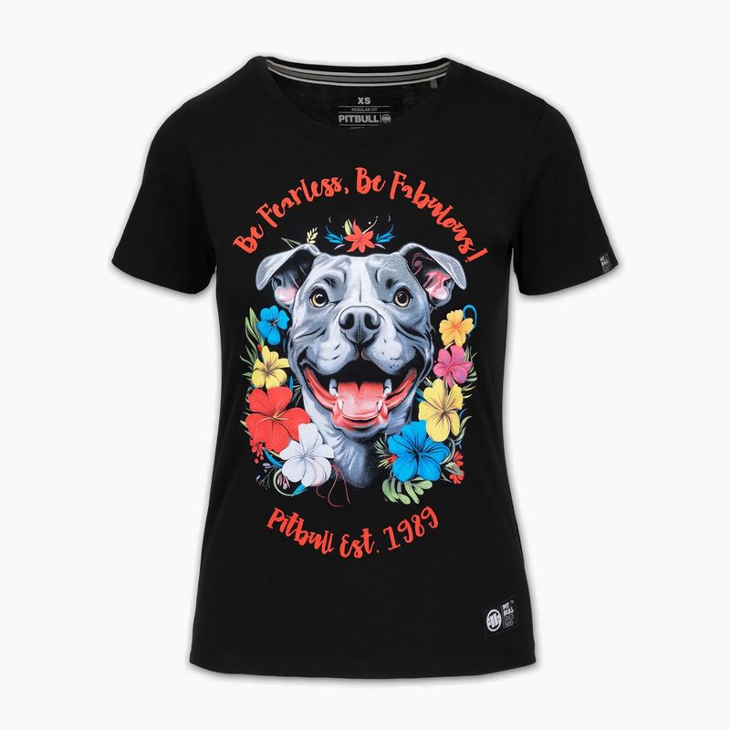 Pitbull дамска тениска Happy Pit 2 черна