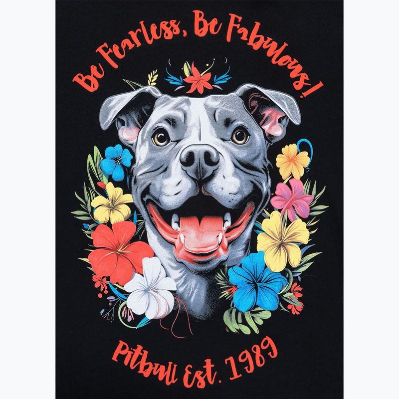 Pitbull дамска тениска Happy Pit 2 черна 4